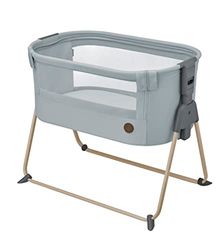 Maxi-Cosi Tori 2-in-1 Co-Sleeper, bedbed, 0-6 maanden, 0-9 kg, ultracompact opvouwbaar, licht, 5 hoogteposities, draagbare co-sleeper met ademend gaas, reiswieg, Beyond Grey