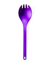 Snow Peak Unisex's Spork, SCT-004PR, Japanese Titanium, Ultralight, Compact for Camping, Backpacking, Daily Use, Made in Japan, Lifetime Product Guarantee, Anodized Purple, One Size