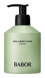 BABOR Soul & Body Lotion Agathist | Rapido assorbimento del corpo leggero, latte tonificante per la pelle secca, crema idratante rassodante per la pelle, con vitamina B, vegana | 250 ml