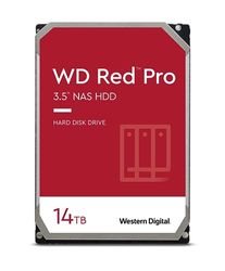 WD Red Pro 14 To Disque dur Interne 3.5" dédié NAS, 7200 RPM Class, SATA 6 GB/s, CMR, 512MB Cache, Garantie 5 ans