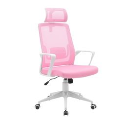 Mars Gaming MGC-ERGOLITE, Ergonomische Gaming Stoel, Ademende Mesh Rugleuning, Verstelbare Hoofdsteun en Lendesteun, Verstelbare Hoogte en Gekusselde Zitting, Gaszuiger Klasse 3, Staal, Roze