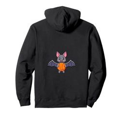 Cute Bat Basketball Player Ball Sports Felpa con Cappuccio