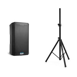 Alto Professional TS410 Altavoz PA Activo de 2000W 10" con Mezclador de 3 Canales & Audibax Neo 131 - Soporte Profesional para Altavoces - Trípode para Altavoces - Trípode Extensible