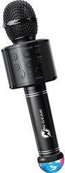 N-Gear Sing Mic S20L Draadloze Bluetooth karaoke microfoon kinderen party met discoverlichting - jongens en meisjes speelgoed met discobal partylicht & 10 watt karaoke-machine luidspreker ingebouwd