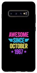 Carcasa para Galaxy S10+ Awesome Since October 1967