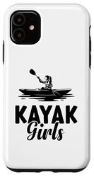 Coque pour iPhone 11 Kayak pour filles Kayak Kayak Pagaie