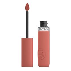 L'Oréal Paris - Szminka w płynie - Intensywny kolor i matowe wykończenie - Długotrwała - Bez przenoszenia - Z kwasem hialuronowym - Nieomylna matowa odporność - Odcień : 630 Rose Heat