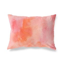 BonaMaison Thème Aquarelle Housse de Coussin Motif, Taie d'oreiller pour Lit Voiture Canapé Maison Salon Chambre, Décoration D'intérieur, 35x50 Cm - Conçu et Fabriqué en Turquie