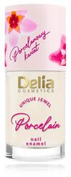 Delia Cosmetics – nagellack och balsam 2-i-1 – lax – färg, återhämtning, vård, utjämning och härdning – porslinsblomma – veganvänlig – fransk manikyr – färg upp till 7 dagar – 11 ml