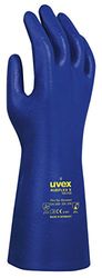 uvex Guanti Nitrile-glove,Rubiflex NB 35 B Unisex 8,Blu