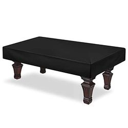 Rareidel Farbric – Nappe de billard légère pour table de billard, imperméable et résistante à la poussière, 2,1 m, noir