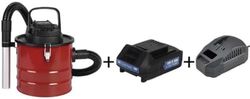 PACK DE ASPIRADOR DE CENIZAS, BATERIA 1.5AH Y CARGADOR