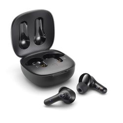 Motorola Moto Buds 135 Hoofdtelefoon, draadloos, bluetooth, draadloze hoofdtelefoon met Bluetooth 5.2, waterbestendige in-ear oordopjes, oordopjes tot 18 uur afspeeltijd, zwart
