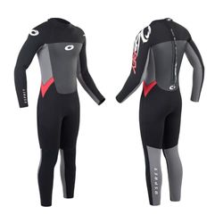 Osprey Origin muta surf neoprene uomo invernale lunga 5 mm, Rosso, Piccolo (S)