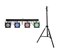 EUROLITE - Set led kls-3002 + soporte de acero stv-40s-wot