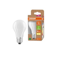 OSRAM LED a risparmio energetico, lampadina smerigliata, E27, bianco caldo (3000K), 7,2 watt, sostituisce la lampadina da 100W, altamente efficiente e a risparmio energetico, confezione da 6