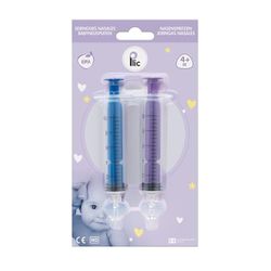 Lot de 2 Seringues de Lavage Nasal Plic Care 10ml - Nettoyage Nasal en Douceur et en Toute Sécurité pour Bébés et Enfants - Embout nasal souple sans BPA - Réutilisables