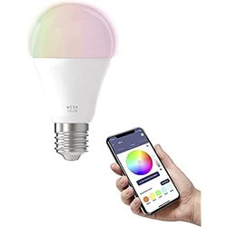 EGLO connect.z Smart Home lampadina Led E27, A60, ZigBee, app e controllo vocale, dimmerabile, colore della luce regolabile, 806 lumen, 9 W