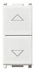 Vimar Série plana - Interruptor 2 teclas 2 polos 10ax branco