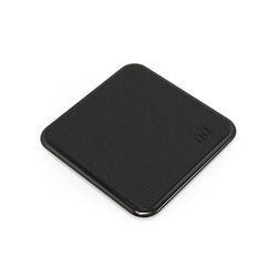 Iné Everyday - 15W snelle draadloze oplader in gerecycled leer - XOOPAR 15W inductielader compatibel met alle soorten apparaten - Zwart