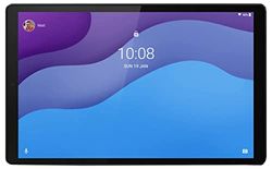 Lenovo Tab M10 Plus tredje generationen, 10,6-tums K-skärm – (MediaTek Helio G80-processor, WI-FI, 4 GB RAM, 128 GB minne, Android 12-surfplatta) – Stormgrå, exklusivt för Amazon med strömförsörjning