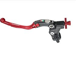 ACCOSSATO Commande d'embrayage à câble Racing avec Levier articulé coloré (Bouton+Levier+régulateur), avec Fixation Micro pour Benelli TRK 502 de 2017 à 2018 CC 500