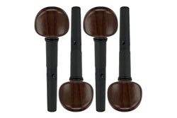 Wittner 270111S04P Set of 4 Violin Fine Tuning Swivels for 4/4-3/4 Violin Diameter 7.8/1:30 Rosewood Colours Made in Germany