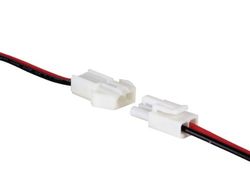 Connettore per LED Flessibile Monocolore con Cavo (Maschio/Femmina)
