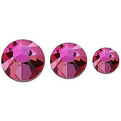 Artemio - Strass Adesivi, Colore: Rosa, 4, 6, 8 mm