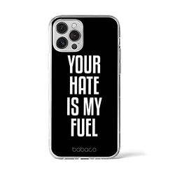 ERT GROUP mobiltelefonfodral för Apple Iphone 12 PRO MAX originalt och officiellt licensierat Babaco mönster My fuel 002 Vit anpassad till formen på mobiltelefonen, fodral tillverkad av TPU-plast