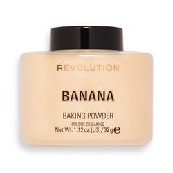 Makeup Revolution, pó solto, banana, 32 g