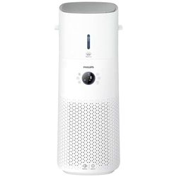 Philips 3000 Series 2-in-1 Air Purifier and Humidifier, 131 m², NanoProtect HEPA and Activated Carbon Filters Removes 99.97% of Invisible Particles, White (AC3737/10)