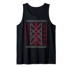 Nordic Mythology Viking: Runic Alphabets Isaz Camiseta sin Mangas