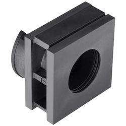 HellermannTyton VP-L_23-24_Ins-SGL-PL-BK Single Spout Halogen-Free TPE Black Pack of 1