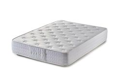Imperial Confort Paris Colchão viscoelástico de fibras naturais, respirável e dupla face (inverno/verão), espessura de 25 cm - 105 x 190