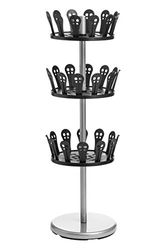 Premier Housewares Revolving 3-dierschoen Stand - Black by Premier Housewares