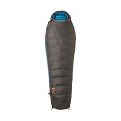 Andes 900D H30 IZQ, temperatuur -28 °C tot -3 °C, slaapzak, marineblauw, mummievorm, veer, bergen, camping, uitstapjes, volwassenen, uniseks, voor dames en heren