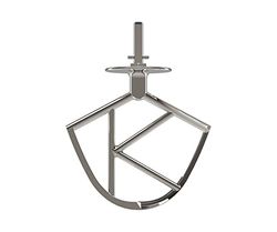 Kenwood K-Hook KAT50.000SS, Accessories Kitchen Appliances, Stirring Element Suitable for All Chef Food Processors, Dishwasher Safe, Stainless Steel, Silver