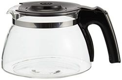 Brocca in vetro Enjoy Top nera (tipo: 1017-04, 1021-01 e macchina da caffè con filtro Aromafresh)