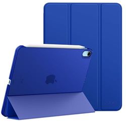 MoKo for iPad Air 11 Inch Case 7th/6th Generation M3/M2 2025/2024, iPad Air 5th/4th Gen Case 2022/2020 10.9 Inch, Slim Hard PC Translucent Back Shell Cover, Support Touch ID, Klein Blue