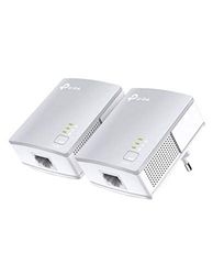 TP-Link PA411KIT 500 Mbit/s Ethernet, wit, 2 stuks, Powerline netwerkadapter (500 Mbit/s, IEEE 802.3, IEEE 802.3u, snel Ethernet, 10,100 Mbit/s, OFDM, 128-bit AES)