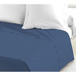 Bedlaken, 180 x 290 cm, intens blauw