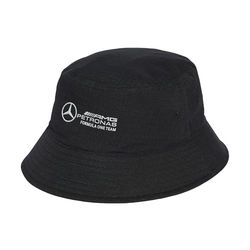 Adidas Unisex - Adulto Mercedes - AMG Petronas Formula One Team Mechanics Bucket Hat, Black/Reflective Silver, S
