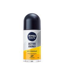 NIVEA MEN Active Energy 72 H - Antitraspirante energizzante per uomo, 50 ml