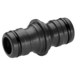 Connecteur grand débit de Gardena : raccord ou extension de tuyau, pour un débit d'eau élevé, entrée et sortie 3/4 Pouce (2831-20)