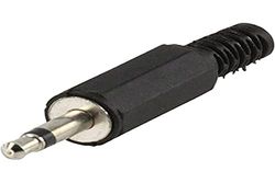3,5 mm mono hankontakt för lödning