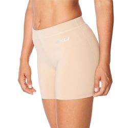 2XU Womens Core Comp 5 Game Day Shorts Beige/Zilver, XL