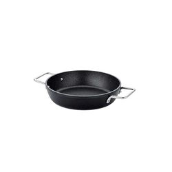 Fissler Adamant Poêle À Frire/servir (24 cm) En Aluminium, Revêtue, Anti-adhésive, Bord Haut, Résistante Aux Rayures, Compatible Induction, Noir