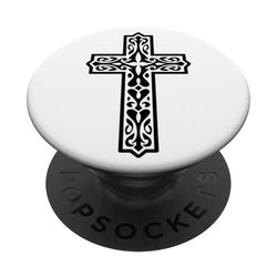 Jesús Santa Cruz Religiosa Cristiana Fe Regalo Niños Niñas PopSockets PopGrip Adhesivo