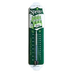 Nostalgic-Art Thermomètre analogique, Sprite - Six-Pack – Idée de cadeau comme bar-accessoire, en métal, Design vintage pour décoration, 6,5 x 28 cm